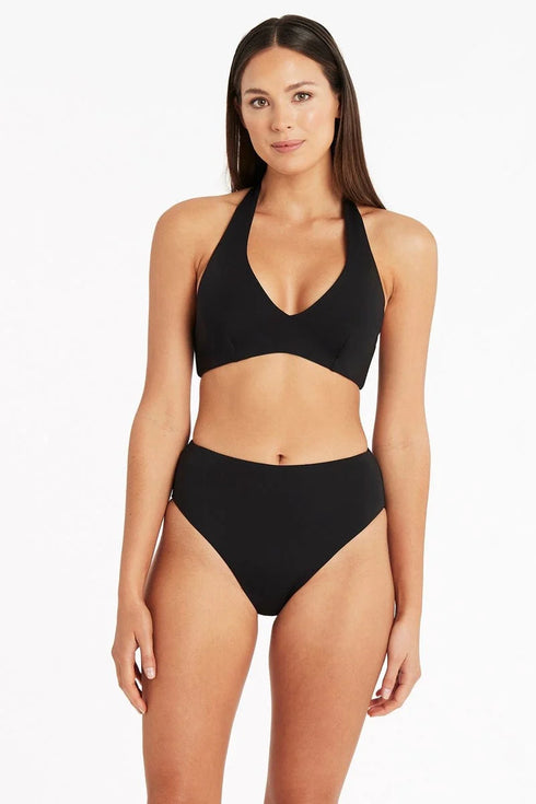 Sea Level Essentials Multifit Halter Bra